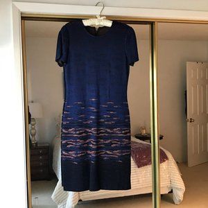 St. John knitwear dress royal blue